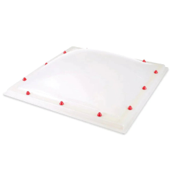 Lichtkoepel polycarbonaat opaal dubbelwandig
