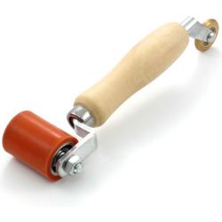 Dubbelzijdige aandrukroller (siliconen & messing)