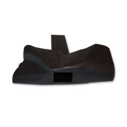 EPDM stadsuitloop 60x80x300 mm met EPDM flap 90 graden, vooraanzicht