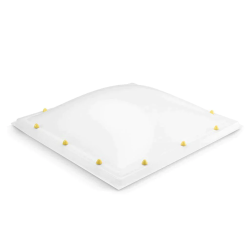 Lichtkoepel acrylaat opaal dubbelwandig