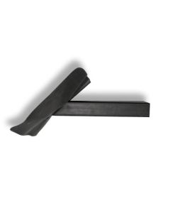 EPDM HWA stadsuitloop 60x100x300 mm met EPDM flap 45 graden, zijaanzicht