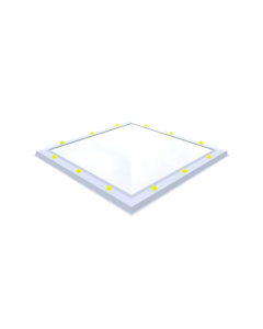 Piramide lichtkoepel acrylaat helder 